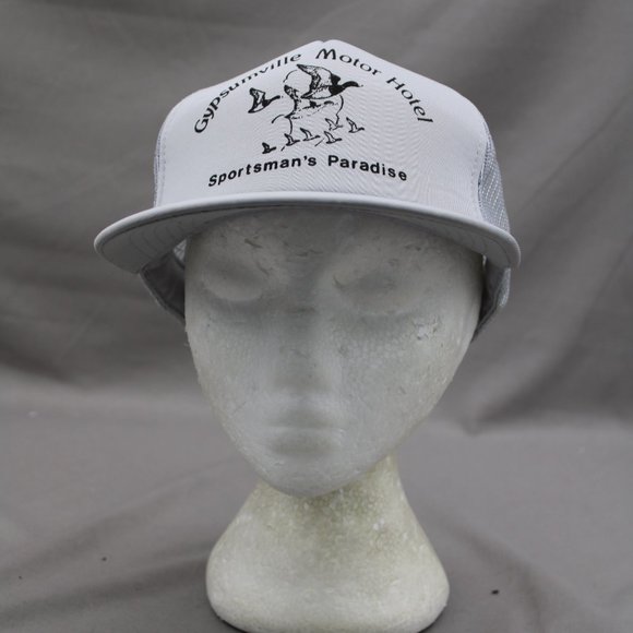 Vintage Screened Trucker Hat - Gypsumville Motor Hotel - Adult Snapback - Picture 3 of 8